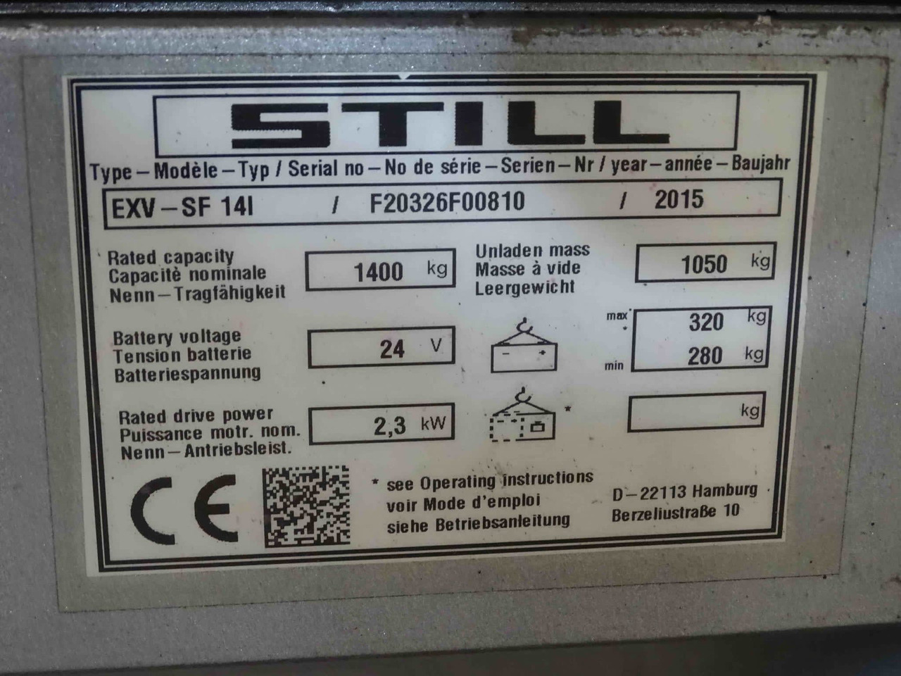 STILL EXV-SF14i - Stapelaar: afbeelding 2 STILL EXV-SF14i - Stapelaar: afbeelding 2