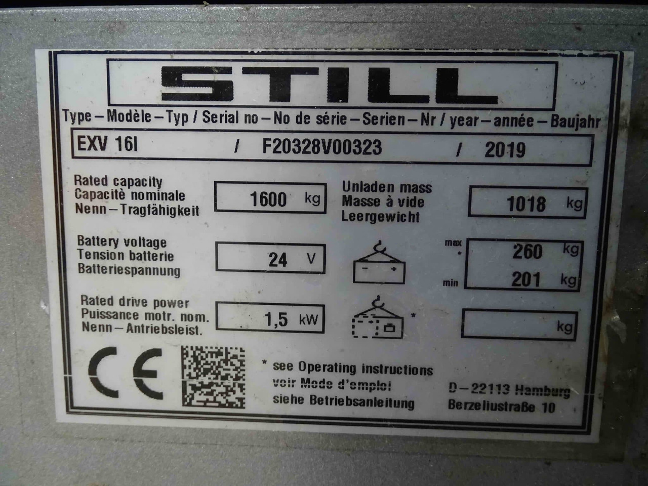 STILL EXV16I - Stapelaar: afbeelding 2 STILL EXV16I - Stapelaar: afbeelding 2
