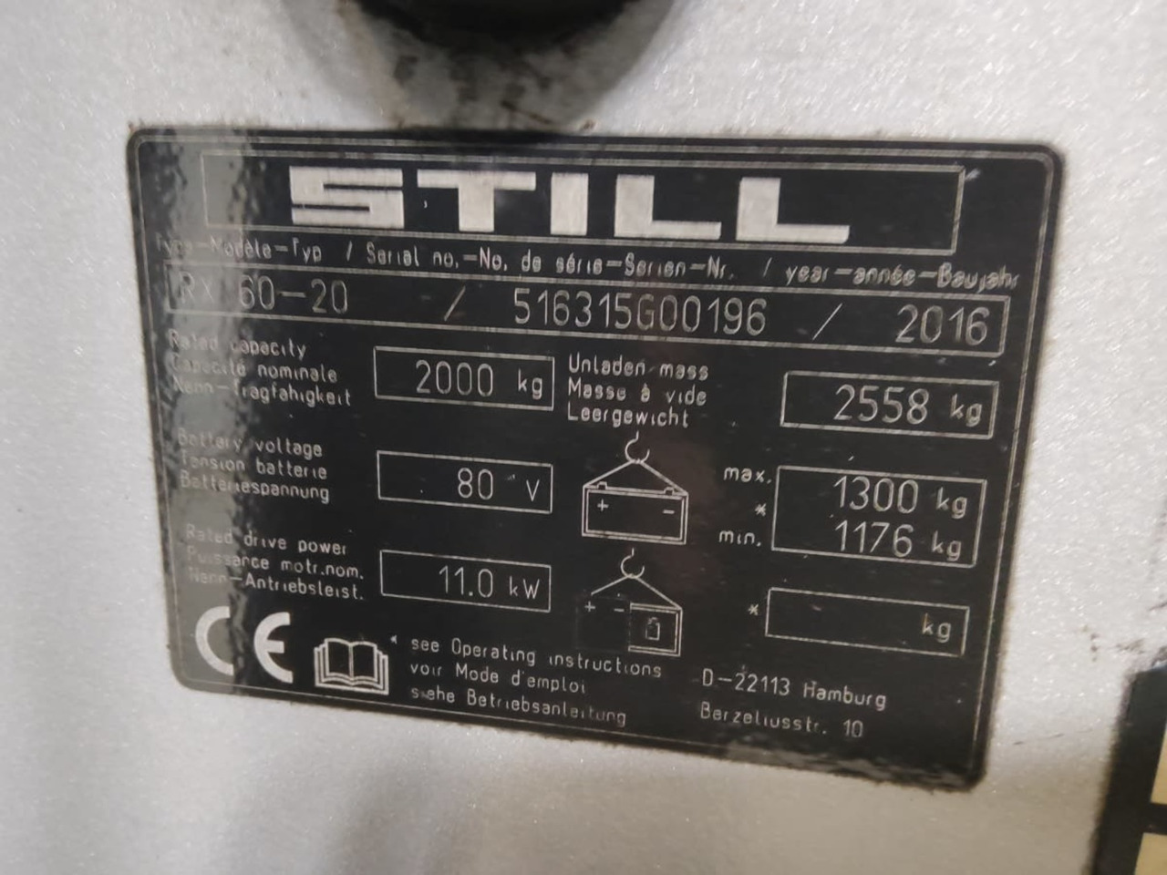 STILL RX60-20 - Elektrische heftruck: afbeelding 2 STILL RX60-20 - Elektrische heftruck: afbeelding 2