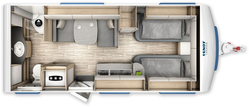 Fendt Bianco Activ 515 SGD 2026 inkl. Extras - Caravan: afbeelding 2 Fendt Bianco Activ 515 SGD 2026 inkl. Extras - Caravan: afbeelding 2