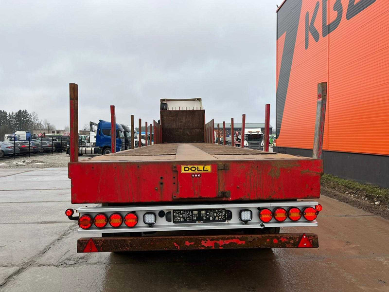 Doll 93 H STEERED AXLES / PLATFORM L=13463 / EXTENDABLE - Vlakke/ Open oplegger: afbeelding 5 Doll 93 H STEERED AXLES / PLATFORM L=13463 / EXTENDABLE - Vlakke/ Open oplegger: afbeelding 5