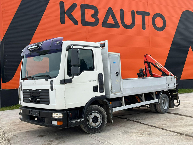 MAN TGL 8.180 4x2 PK4200 YEAR 2013 / PLATFORM L=3710 mm - Vrachtwagen met open laadbak, Kraanwagen: afbeelding 2 MAN TGL 8.180 4x2 PK4200 YEAR 2013 / PLATFORM L=3710 mm - Vrachtwagen met open laadbak, Kraanwagen: afbeelding 2