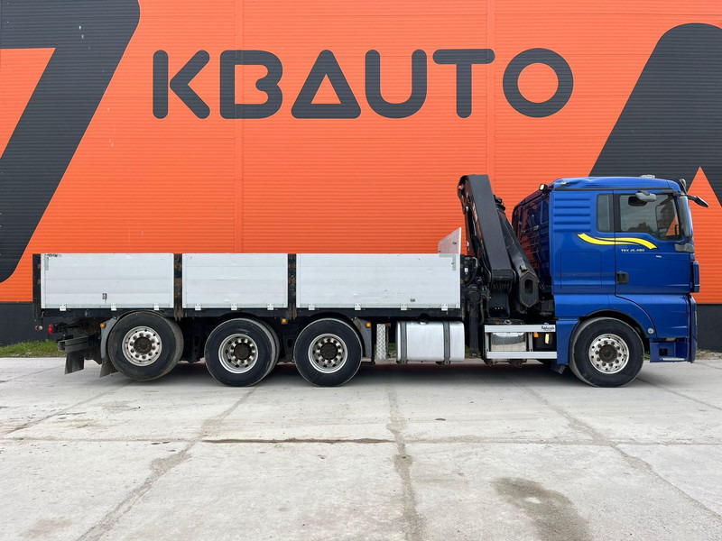 MAN TGX 35.480 8x4*4 HIAB 288E-7 / PLATFORM L=6397 mm - Vrachtwagen met open laadbak, Kraanwagen: afbeelding 5 MAN TGX 35.480 8x4*4 HIAB 288E-7 / PLATFORM L=6397 mm - Vrachtwagen met open laadbak, Kraanwagen: afbeelding 5