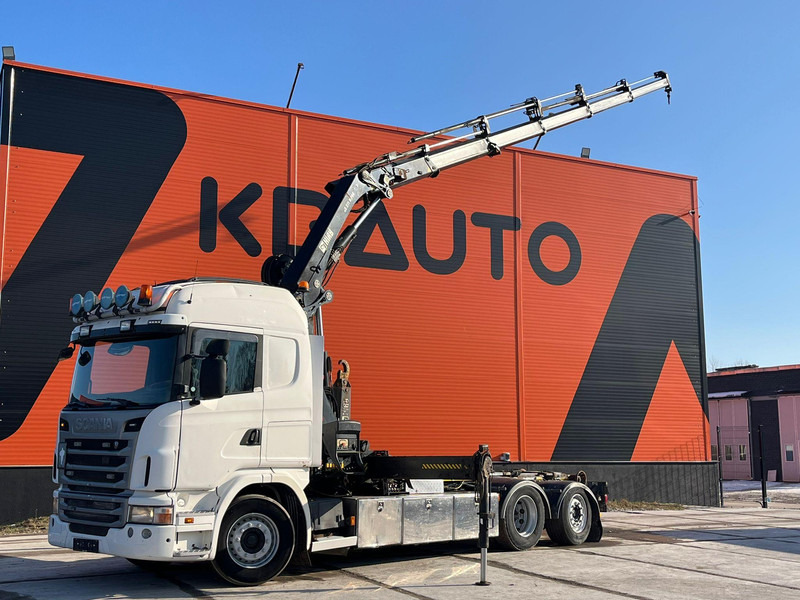 Scania G 420 6x2*4 Hiab 211 EP-5 HIPRO YEAR 2014 / Hiab XR 20T SL51 - Haakarmsysteem vrachtwagen, Kraanwagen: afbeelding 1 Scania G 420 6x2*4 Hiab 211 EP-5 HIPRO YEAR 2014 / Hiab XR 20T SL51 - Haakarmsysteem vrachtwagen, Kraanwagen: afbeelding 1