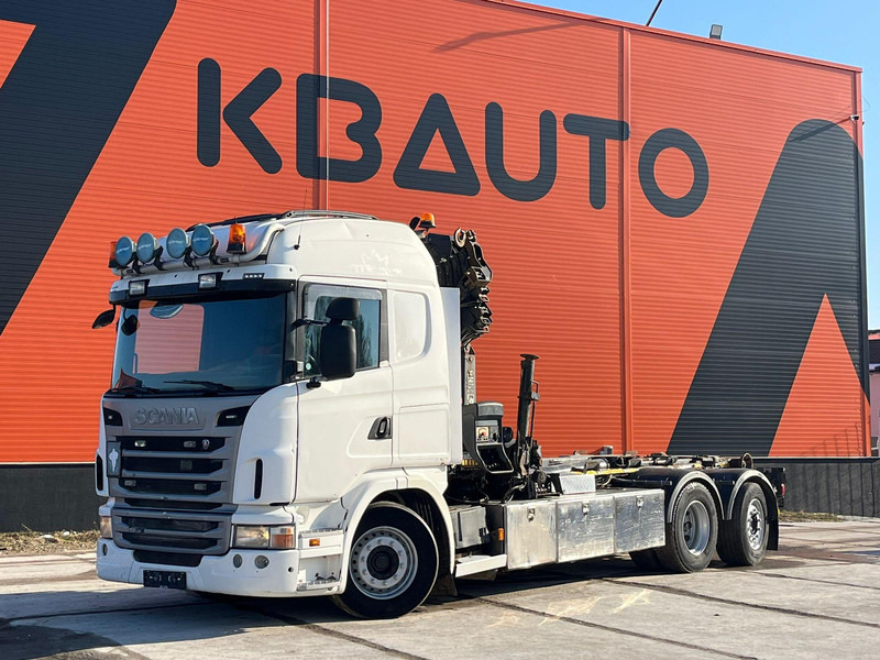 Scania G 420 6x2*4 Hiab 211 EP-5 HIPRO YEAR 2014 / Hiab XR 20T SL51 - Haakarmsysteem vrachtwagen, Kraanwagen: afbeelding 3 Scania G 420 6x2*4 Hiab 211 EP-5 HIPRO YEAR 2014 / Hiab XR 20T SL51 - Haakarmsysteem vrachtwagen, Kraanwagen: afbeelding 3