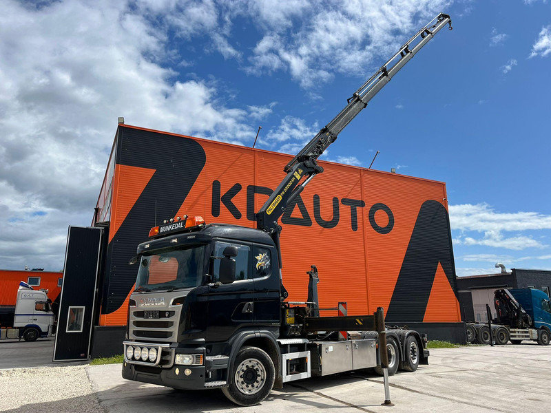 Scania G 440 6x2*4 PK22002 + JIB / PALFINGER 20 ton / L=5000 mm - Haakarmsysteem vrachtwagen, Kraanwagen: afbeelding 1 Scania G 440 6x2*4 PK22002 + JIB / PALFINGER 20 ton / L=5000 mm - Haakarmsysteem vrachtwagen, Kraanwagen: afbeelding 1