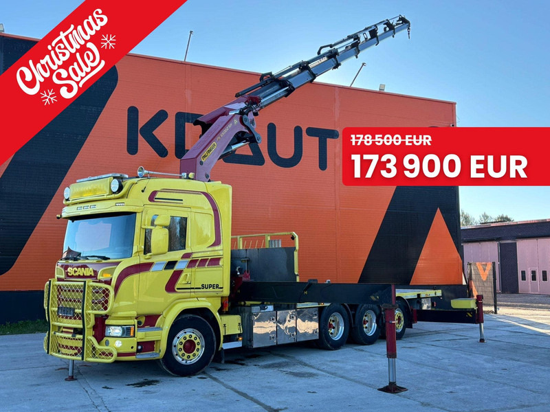 Scania G 490 8x4*4 PK 65002 SH / JIB CONNECTION / PLATFORM L=6301-7499 mm - Vrachtwagen met open laadbak, Kraanwagen: afbeelding 1 Scania G 490 8x4*4 PK 65002 SH / JIB CONNECTION / PLATFORM L=6301-7499 mm - Vrachtwagen met open laadbak, Kraanwagen: afbeelding 1