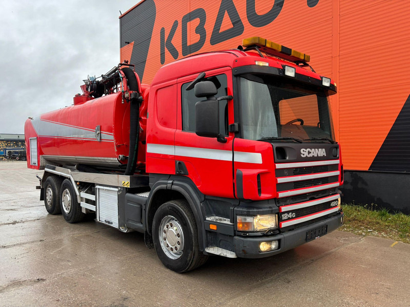 Scania P 124 6x2*4 KORP&SON / TANK 8000 l / VACUUM Wittig RFW260 / PRESSURE Uraca DK716 140 bar / 400 l/min - Vacuümwagen: afbeelding 3 Scania P 124 6x2*4 KORP&SON / TANK 8000 l / VACUUM Wittig RFW260 / PRESSURE Uraca DK716 140 bar / 400 l/min - Vacuümwagen: afbeelding 3