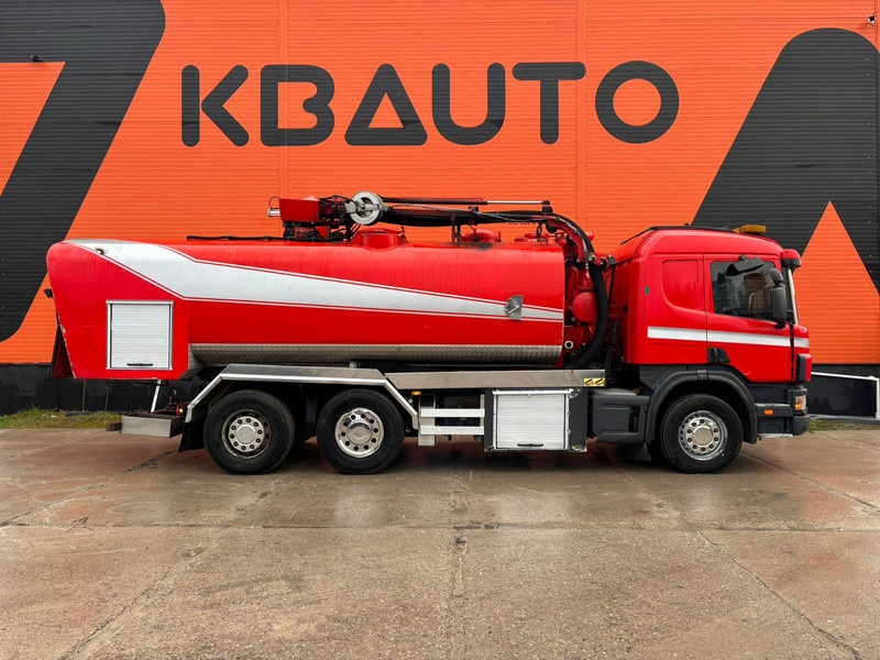 Scania P 124 6x2*4 KORP&SON / TANK 8000 l / VACUUM Wittig RFW260 / PRESSURE Uraca DK716 140 bar / 400 l/min - Vacuümwagen: afbeelding 4 Scania P 124 6x2*4 KORP&SON / TANK 8000 l / VACUUM Wittig RFW260 / PRESSURE Uraca DK716 140 bar / 400 l/min - Vacuümwagen: afbeelding 4