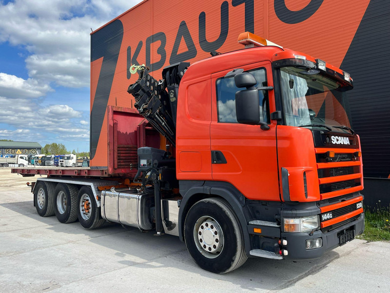 Scania R 144 8x2/4 HIAB 211EP-5 YEAR 2008 / HOOK LIFT L=5400 mm - Haakarmsysteem vrachtwagen, Kraanwagen: afbeelding 4 Scania R 144 8x2/4 HIAB 211EP-5 YEAR 2008 / HOOK LIFT L=5400 mm - Haakarmsysteem vrachtwagen, Kraanwagen: afbeelding 4