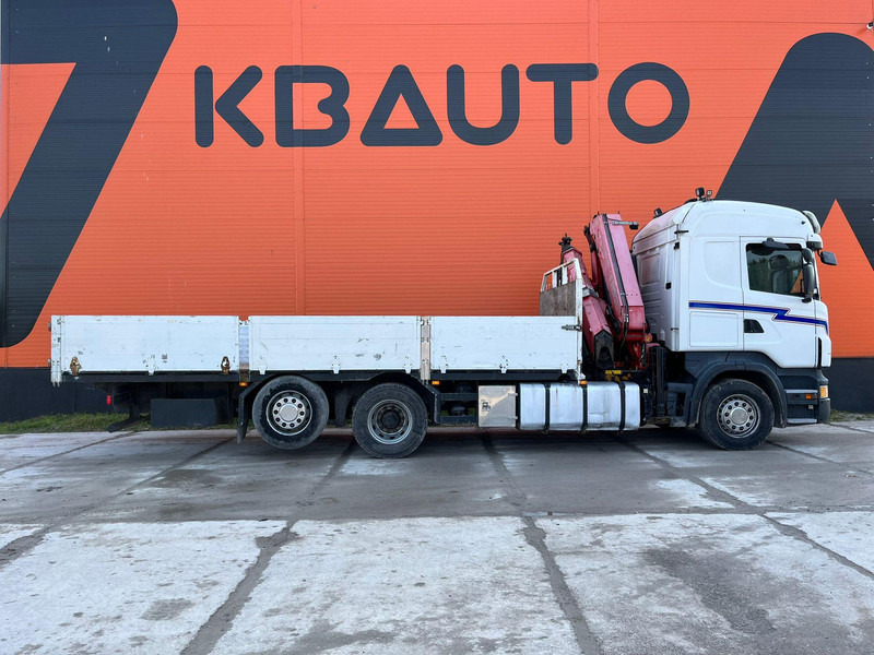 Scania R 440 6x2*4 FASSI F260XP / PLATFORM L=6760 mm - Vrachtwagen met open laadbak, Kraanwagen: afbeelding 5 Scania R 440 6x2*4 FASSI F260XP / PLATFORM L=6760 mm - Vrachtwagen met open laadbak, Kraanwagen: afbeelding 5