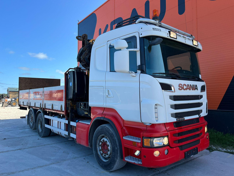 Scania R 500 6x2*4 EFFER 255/6S / PLATFORM L=6620 mm - Vrachtwagen met open laadbak, Kraanwagen: afbeelding 4 Scania R 500 6x2*4 EFFER 255/6S / PLATFORM L=6620 mm - Vrachtwagen met open laadbak, Kraanwagen: afbeelding 4