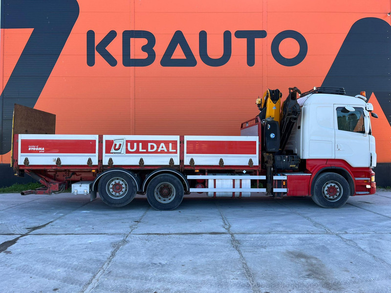 Scania R 500 6x2*4 EFFER 255/6S / PLATFORM L=6620 mm - Vrachtwagen met open laadbak, Kraanwagen: afbeelding 5 Scania R 500 6x2*4 EFFER 255/6S / PLATFORM L=6620 mm - Vrachtwagen met open laadbak, Kraanwagen: afbeelding 5