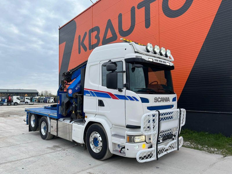 Scania G 490 6x2 HMF 5020 K6 + JIB / RETARDER - Trekker: afbeelding 4 Scania G 490 6x2 HMF 5020 K6 + JIB / RETARDER - Trekker: afbeelding 4