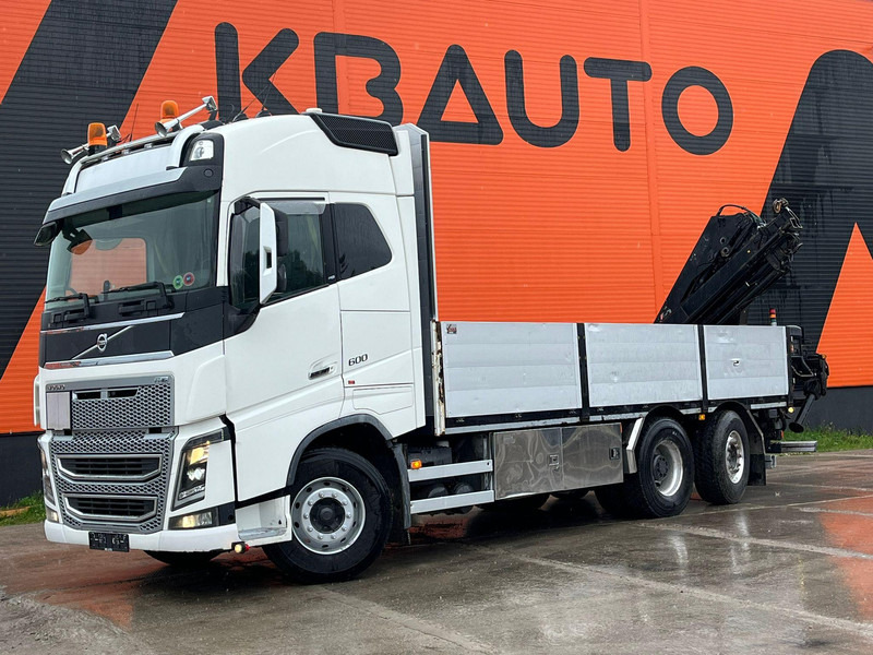 Volvo FH 16 600 6x2*4 HIAB 166E-5 HIPRO / PLATFORM L=6309 mm - Vrachtwagen met open laadbak, Kraanwagen: afbeelding 2 Volvo FH 16 600 6x2*4 HIAB 166E-5 HIPRO / PLATFORM L=6309 mm - Vrachtwagen met open laadbak, Kraanwagen: afbeelding 2