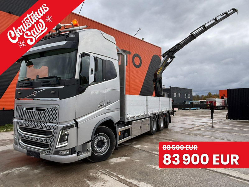 Volvo FH 16 650 8x4*4 PK 33002 EH / PLATFORM L=6779 mm - Vrachtwagen met open laadbak, Kraanwagen: afbeelding 1 Volvo FH 16 650 8x4*4 PK 33002 EH / PLATFORM L=6779 mm - Vrachtwagen met open laadbak, Kraanwagen: afbeelding 1