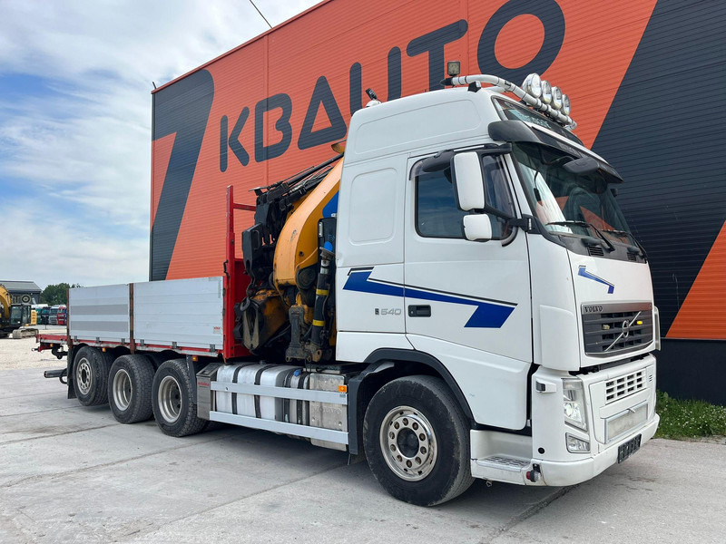Volvo FH 540 8x4*4 EFFER 525/6S + JIB + WINCH / PLATFORM L=6216 mm - Vrachtwagen met open laadbak, Kraanwagen: afbeelding 4 Volvo FH 540 8x4*4 EFFER 525/6S + JIB + WINCH / PLATFORM L=6216 mm - Vrachtwagen met open laadbak, Kraanwagen: afbeelding 4
