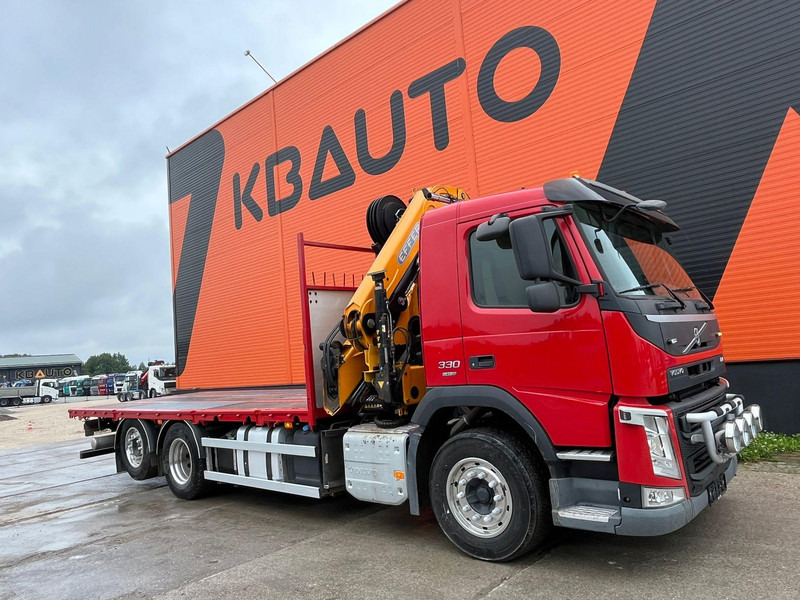 Volvo FM 330 6x2*4 EFFER 215/4S / PLATFORM L=6529 mm - Vrachtwagen met open laadbak, Kraanwagen: afbeelding 4 Volvo FM 330 6x2*4 EFFER 215/4S / PLATFORM L=6529 mm - Vrachtwagen met open laadbak, Kraanwagen: afbeelding 4