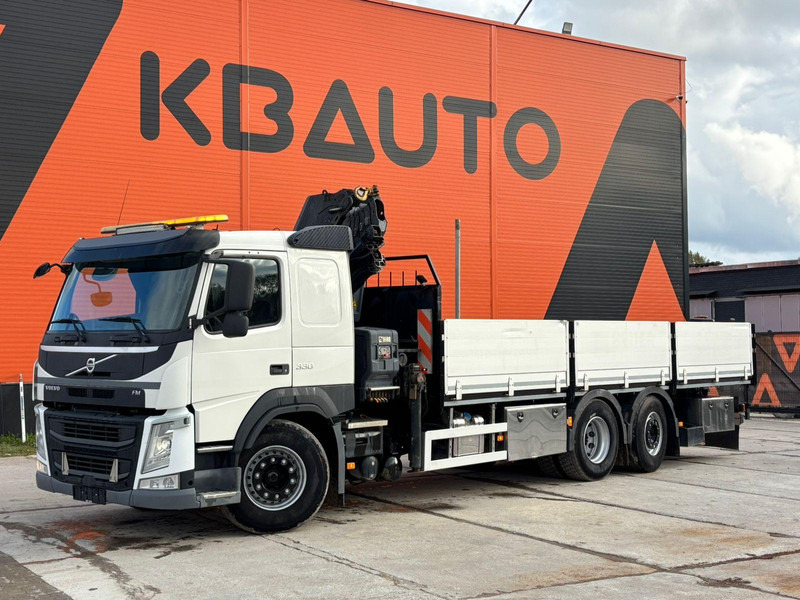 Volvo FM 330 6x2*4 HIAB X-HIPRO 192 E-5 / boom 15 m / 880 kg / PLATFORM L=7525 mm - Vrachtwagen met open laadbak, Kraanwagen: afbeelding 2 Volvo FM 330 6x2*4 HIAB X-HIPRO 192 E-5 / boom 15 m / 880 kg / PLATFORM L=7525 mm - Vrachtwagen met open laadbak, Kraanwagen: afbeelding 2