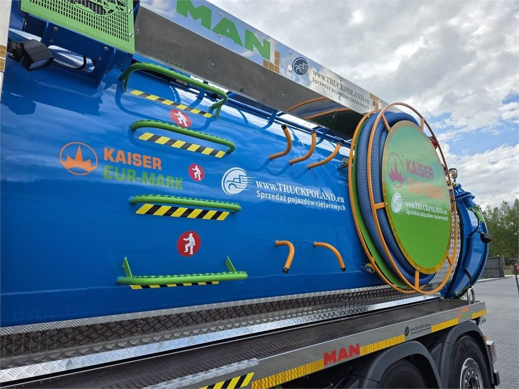 Vacuümwagen MAN WUKO KAISER EUR-MARK PKL 7.9 FOR CLEANING SEWAGE E: afbeelding 13
