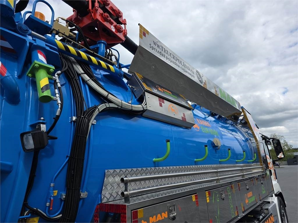 Vacuümwagen MAN WUKO KAISER EUR-MARK PKL 7.9 FOR CLEANING SEWAGE E: afbeelding 19