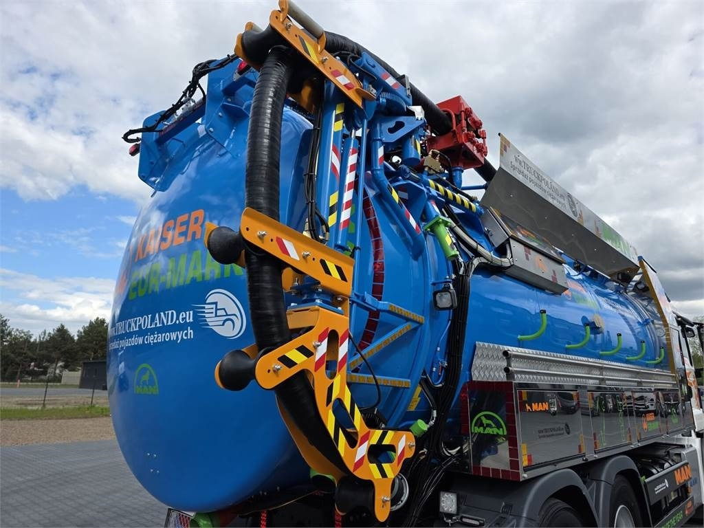 Vacuümwagen MAN WUKO KAISER EUR-MARK PKL 7.9 FOR CLEANING SEWAGE E: afbeelding 17