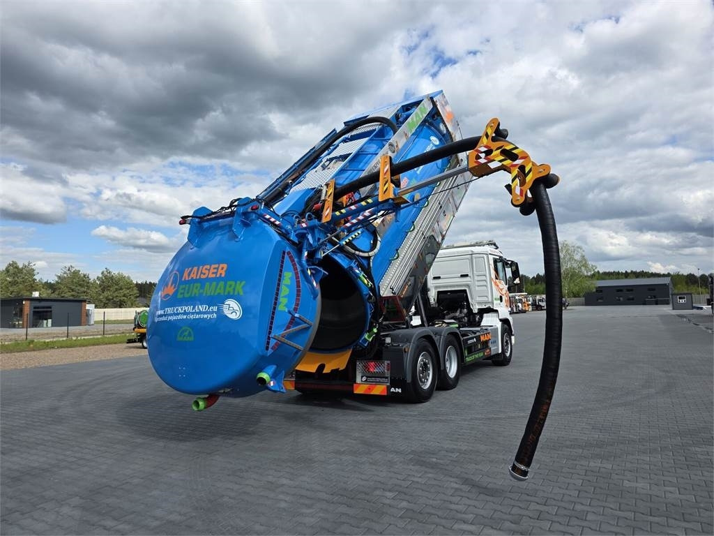 Vacuümwagen MAN WUKO KAISER EUR-MARK PKL 7.9 FOR CLEANING SEWAGE E: afbeelding 35