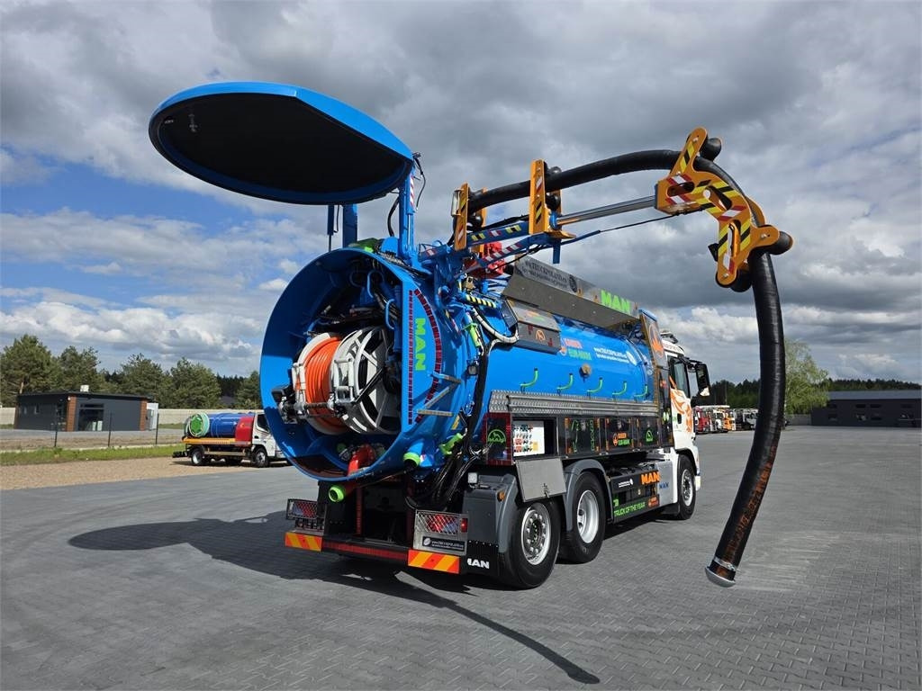 Vacuümwagen MAN WUKO KAISER EUR-MARK PKL 7.9 FOR CLEANING SEWAGE E: afbeelding 25