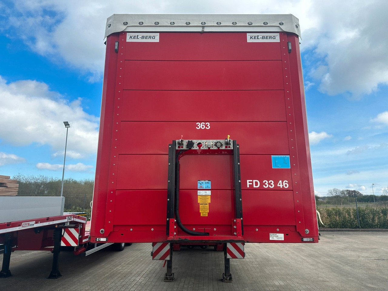 Kel-Berg 3 achs D600V/XL - Schuifzeiloplegger: afbeelding 2 Kel-Berg 3 achs D600V/XL - Schuifzeiloplegger: afbeelding 2