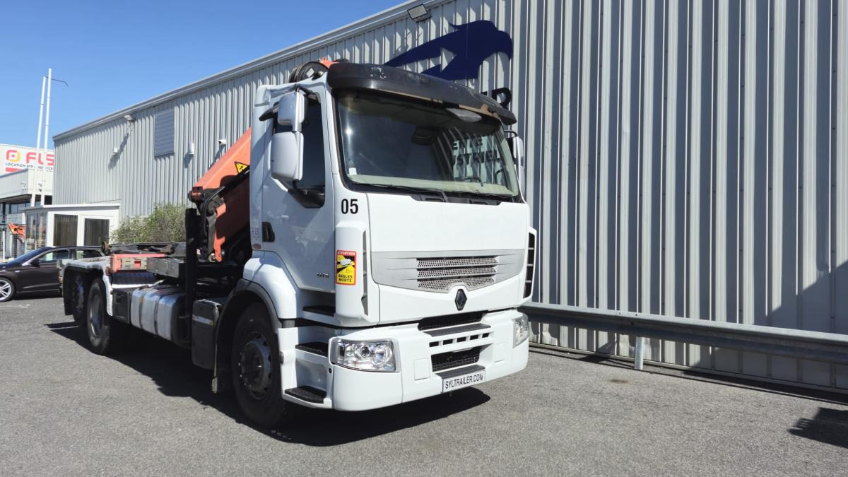 Renault Premium avec grue PALFINGER PK 18000 - Haakarmsysteem vrachtwagen, Kraanwagen: afbeelding 4 Renault Premium avec grue PALFINGER PK 18000 - Haakarmsysteem vrachtwagen, Kraanwagen: afbeelding 4