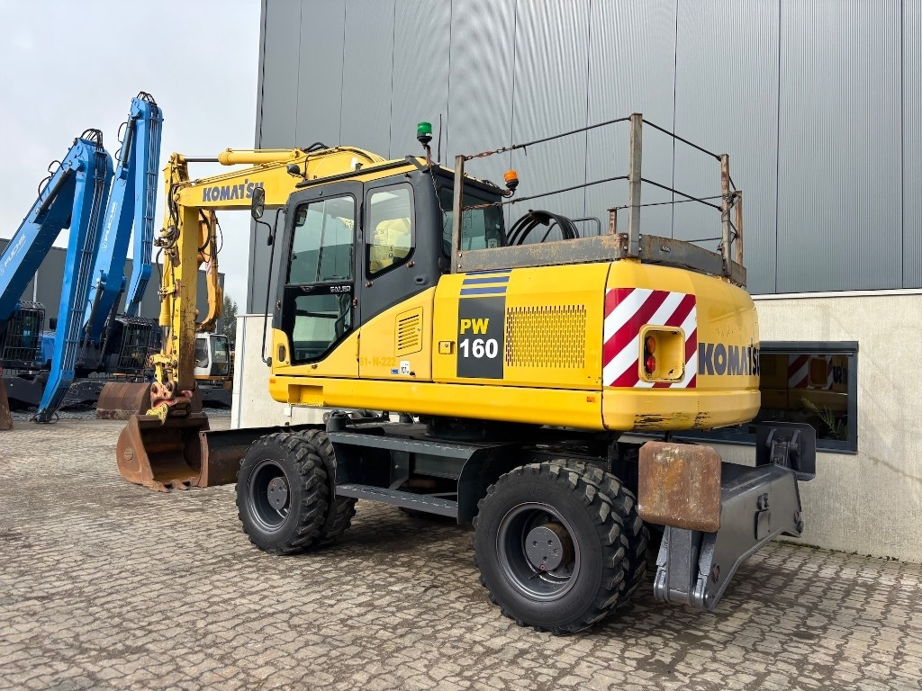 Komatsu PW 160-7 - PW160 - PW 160 - PW 180 - PW 140 - Mobiele graafmachine: afbeelding 4 Komatsu PW 160-7 - PW160 - PW 160 - PW 180 - PW 140 - Mobiele graafmachine: afbeelding 4