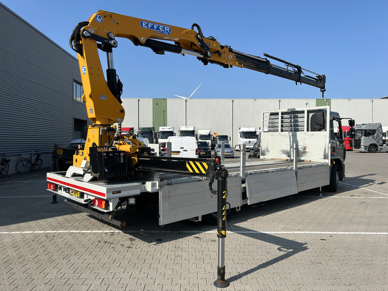 DAF LF 320 FA 19T + Burg BPM 0018 Trailer / Effer 175.2/c3s Crane / NL Combi - Vrachtwagen met open laadbak, Kraanwagen: afbeelding 2 DAF LF 320 FA 19T + Burg BPM 0018 Trailer / Effer 175.2/c3s Crane / NL Combi - Vrachtwagen met open laadbak, Kraanwagen: afbeelding 2