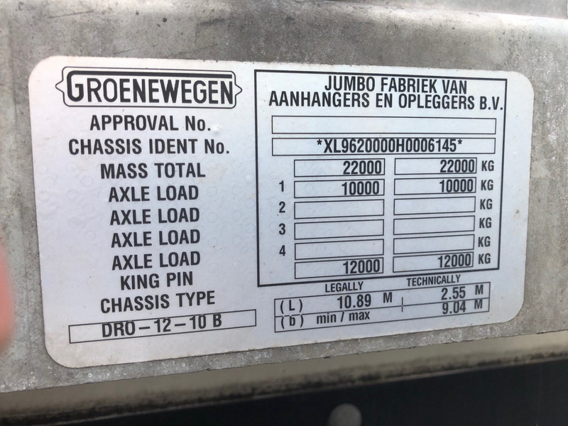 Gesloten oplegger Groenewegen DRO-12-10 B City / BPW / Box / Laadklep 2000 kg: afbeelding 13 Gesloten oplegger Groenewegen DRO-12-10 B City / BPW / Box / Laadklep 2000 kg: afbeelding 13