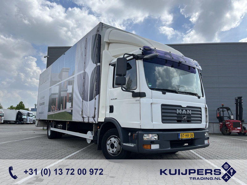 MAN TGL 12.180 / 12 Ton / 781 dkm / Oil Leak / Canvas Box / NL Truck - Bakwagen: afbeelding 1 MAN TGL 12.180 / 12 Ton / 781 dkm / Oil Leak / Canvas Box / NL Truck - Bakwagen: afbeelding 1