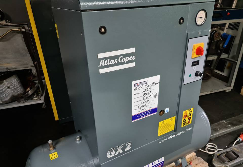 Kompresor śrubowy  ATLAS COPCO GX2 2,2 kw - Luchtcompressor: afbeelding 1 Kompresor śrubowy  ATLAS COPCO GX2 2,2 kw - Luchtcompressor: afbeelding 1