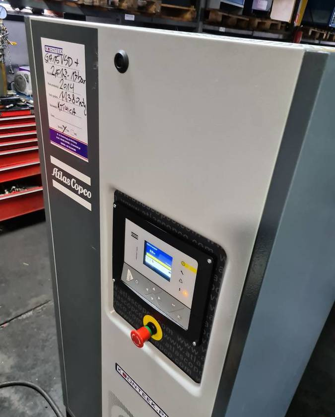 Kompresor śrubowy Atlas Copco GA 15 VSD ff + - Luchtcompressor: afbeelding 1 Kompresor śrubowy Atlas Copco GA 15 VSD ff + - Luchtcompressor: afbeelding 1
