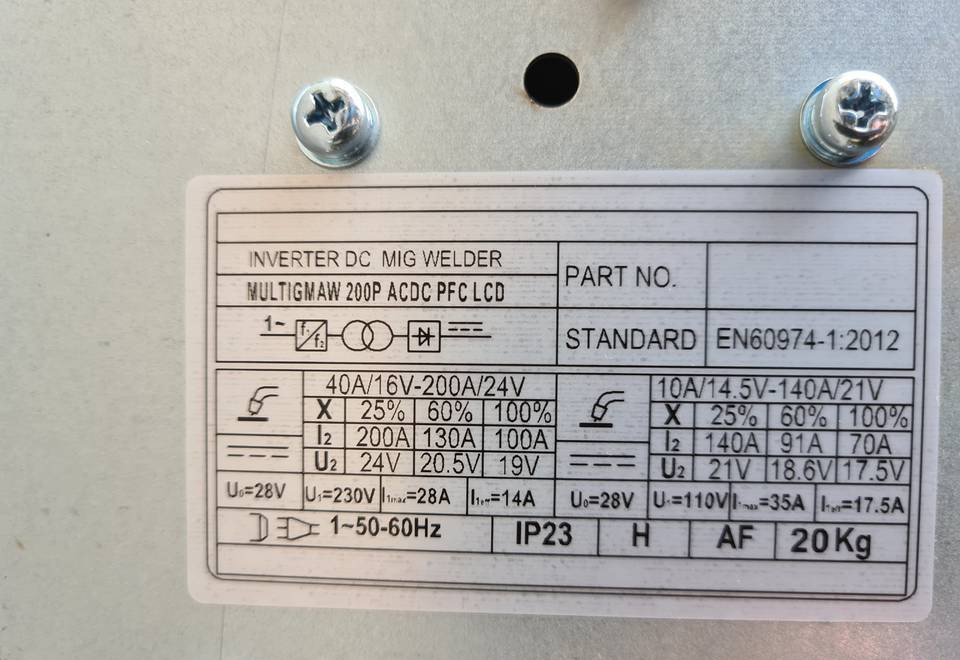 Spawarka WELDKAR MULTIGMAW Mig, Mag, Mma, Tig 200 A - Uitrusting voor lassen: afbeelding 4 Spawarka WELDKAR MULTIGMAW Mig, Mag, Mma, Tig 200 A - Uitrusting voor lassen: afbeelding 4