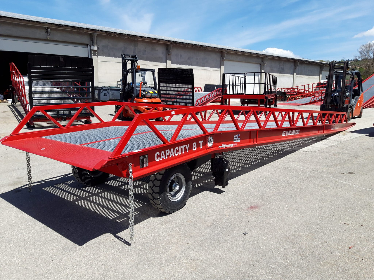 AZ RAMP EASY-XL 8 mobile loading ramp - Laadbrug: afbeelding 1 AZ RAMP EASY-XL 8 mobile loading ramp - Laadbrug: afbeelding 1