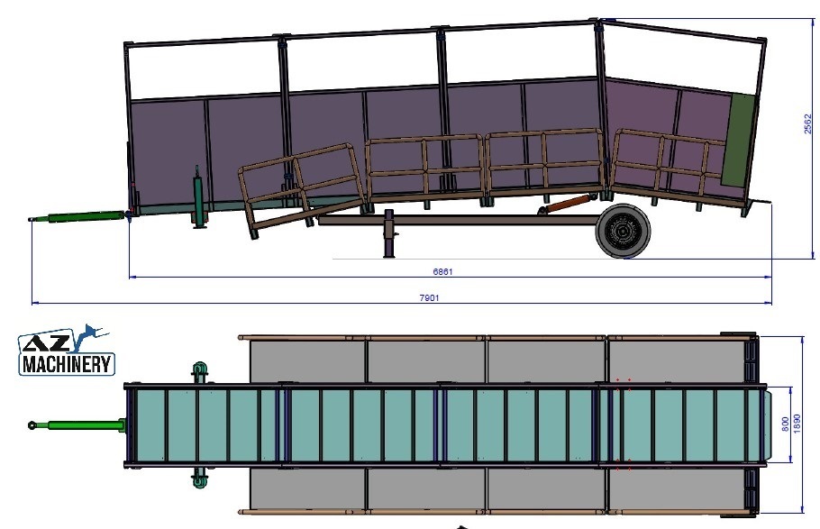 AZ RAMP TOP AGRI mobile loading ramp - Laadbrug: afbeelding 4 AZ RAMP TOP AGRI mobile loading ramp - Laadbrug: afbeelding 4