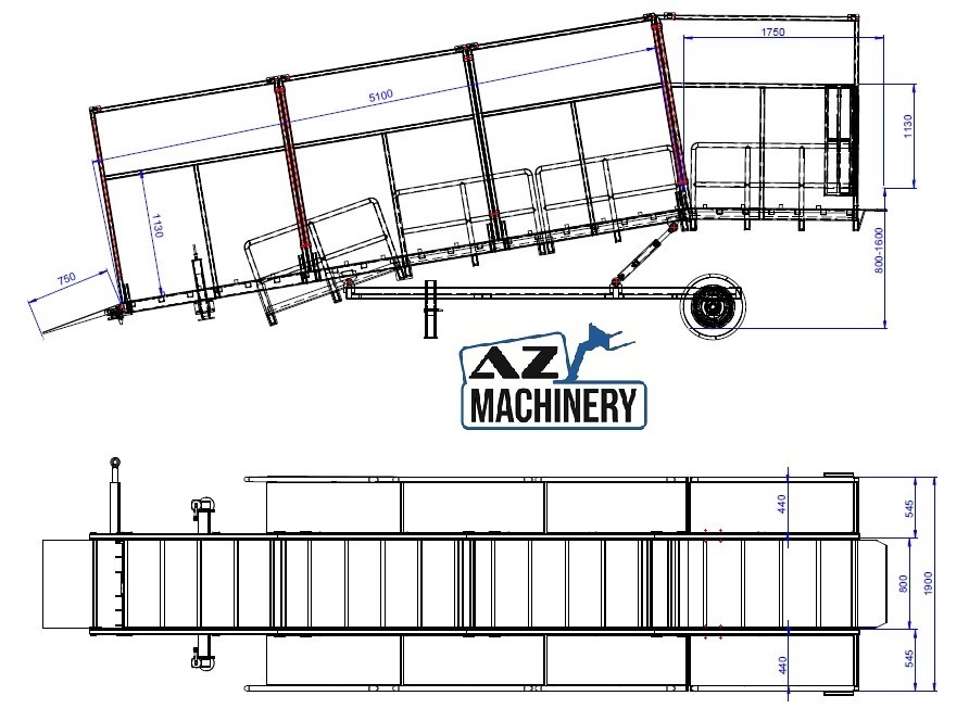 AZ RAMP TOP AGRI mobile loading ramp - Laadbrug: afbeelding 3 AZ RAMP TOP AGRI mobile loading ramp - Laadbrug: afbeelding 3