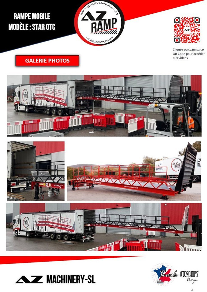 Loading Ramp with with hydraulic folding bridge - AZ RAMP - STAR-OTC- 8T. 8 ton capacity - Laadbrug: afbeelding 5 Loading Ramp with with hydraulic folding bridge - AZ RAMP - STAR-OTC- 8T. 8 ton capacity - Laadbrug: afbeelding 5