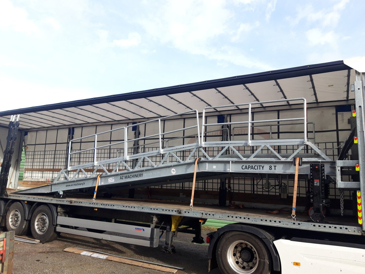 Nieuw Laadbrug Loading Ramp with with hydraulic tilting bridge -  AZ RAMP - STAR- 12T FULL GALVA: afbeelding 17
