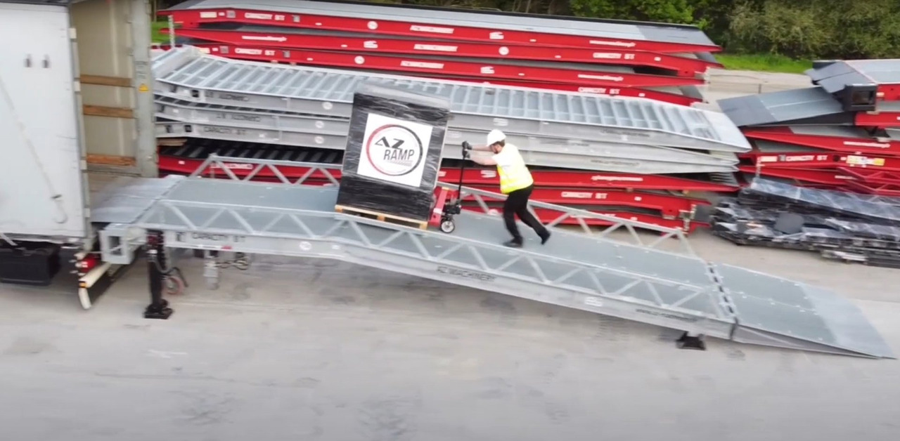 Nieuw Laadbrug Loading Ramp with with hydraulic tilting bridge -  AZ RAMP - STAR- 12T FULL GALVA: afbeelding 7