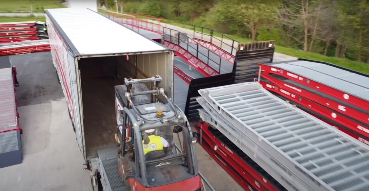 Nieuw Laadbrug Loading Ramp with with hydraulic tilting bridge -  AZ RAMP - STAR- 12T FULL GALVA: afbeelding 6