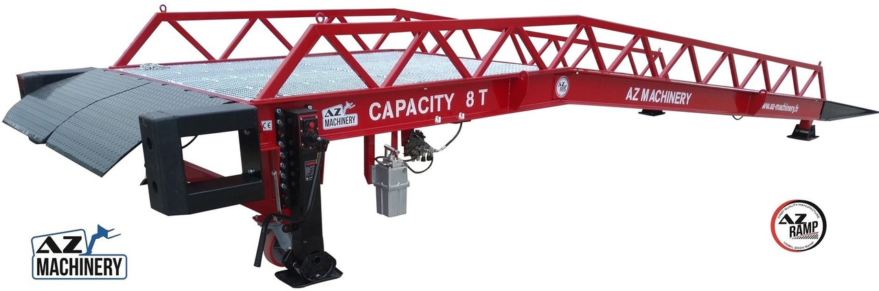 Loading Ramp with with hydraulic tilting bridge - AZ RAMP - STAR- 8T. 8 ton capacity - Laadbrug: afbeelding 1 Loading Ramp with with hydraulic tilting bridge - AZ RAMP - STAR- 8T. 8 ton capacity - Laadbrug: afbeelding 1