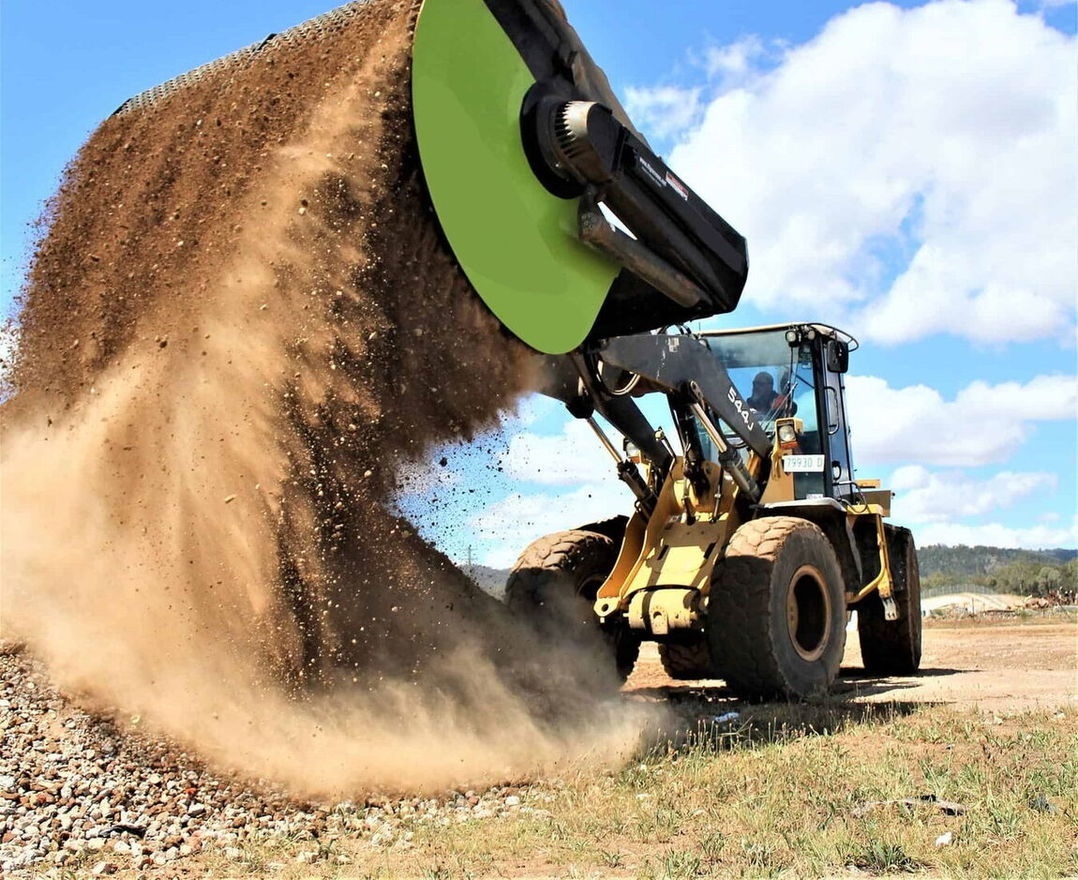 AME Flip Screen Bucket - Puinbak voor Lader: afbeelding 1 AME Flip Screen Bucket - Puinbak voor Lader: afbeelding 1