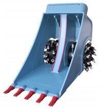 AME Double Drum Cutter Bucket - Aanbouwdeel voor Graafmachine: afbeelding 2 AME Double Drum Cutter Bucket - Aanbouwdeel voor Graafmachine: afbeelding 2