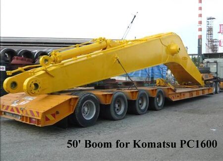 Nieuw Rupsgraafmachine KOMATSU Long Reach Boom for PC 800 - PC 2000: afbeelding 14