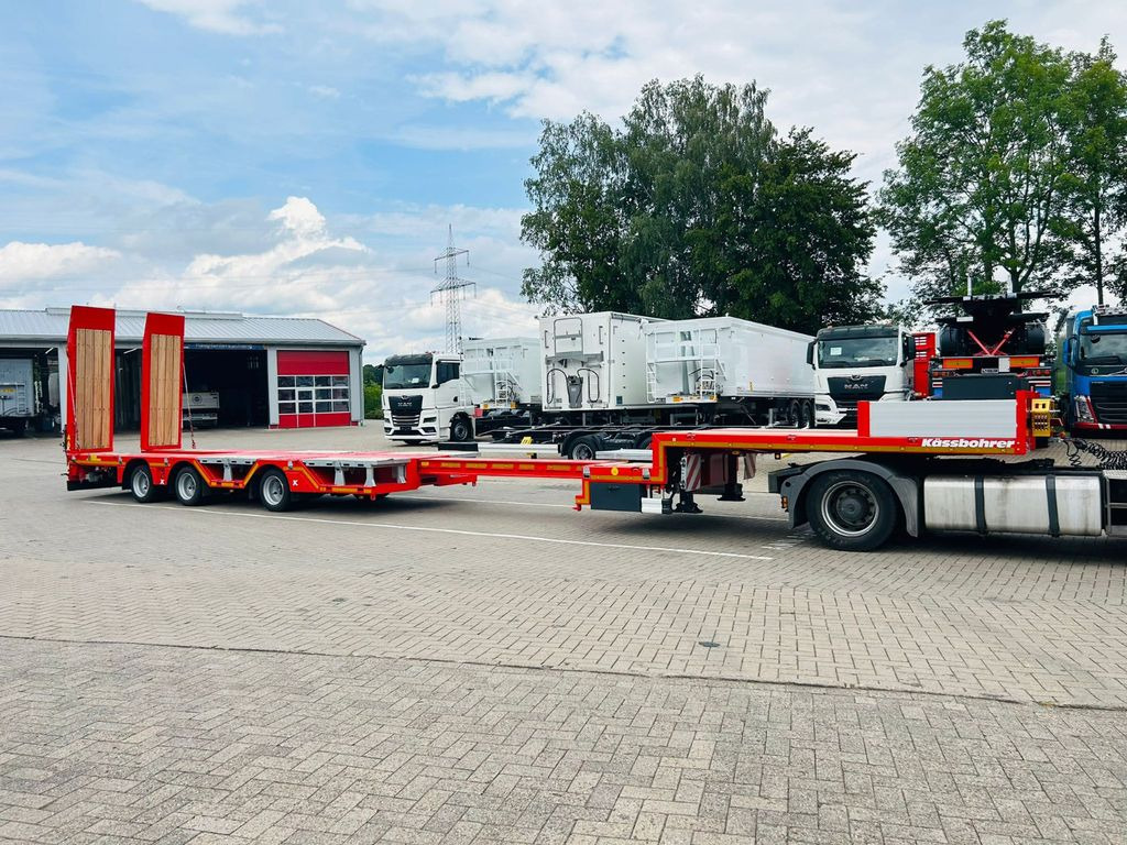 Kässbohrer KSLA RJ Mega Jumbo Tieflader mit Radmulden tele - Dieplader oplegger: afbeelding 1 Kässbohrer KSLA RJ Mega Jumbo Tieflader mit Radmulden tele - Dieplader oplegger: afbeelding 1