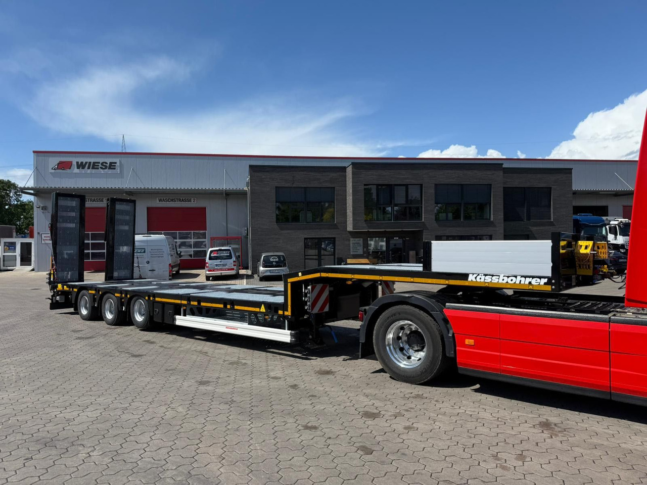 Kässbohrer SLS.HS Tieflader mit hydr. Schwanenhals - Dieplader oplegger: afbeelding 2 Kässbohrer SLS.HS Tieflader mit hydr. Schwanenhals - Dieplader oplegger: afbeelding 2